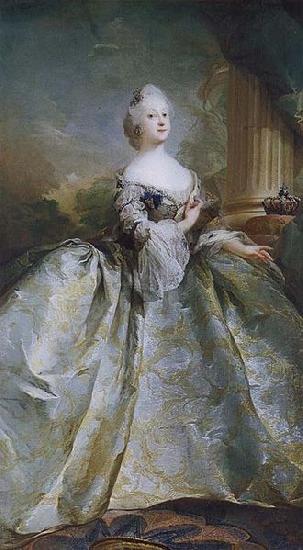 Carl Gustaf Pilo Queen of Denmark oil painting picture